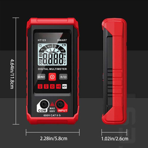 Auto-Ranging Digital Multimeter for AC Voltage