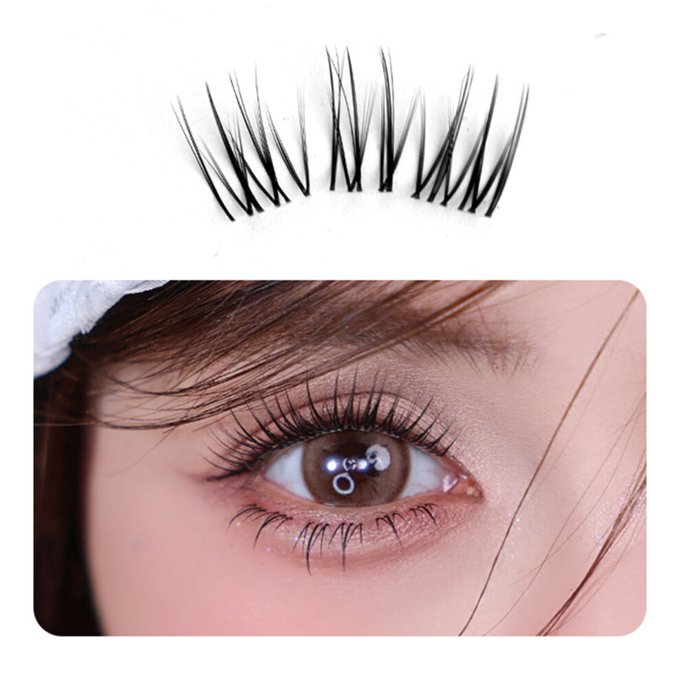 Dcph-Clothing Black Spiky Cluster Fake Lashes - Long Lasting