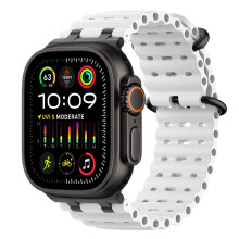 MoKo Upgraded Sports Strap Compatible with Apple Watch 49mm, 46mm, 45mm, 44mm, 42mm, Replacement Silicone Straps for iWatch S10 9 8 7 6 5 4 3 SE2