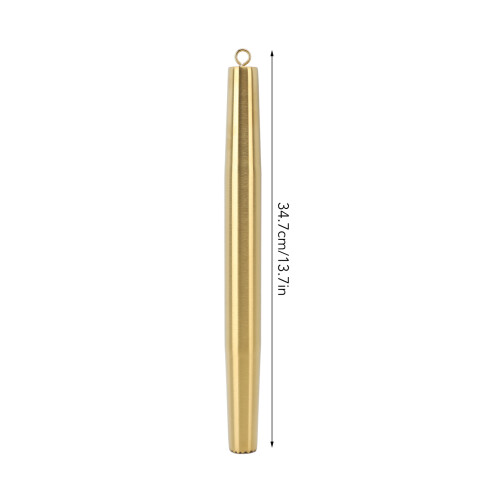Crushed Ice Rolling Pin 304SS Gold 34.7cm 186g 1