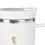 304 Edelstahl-Isolierkaffeetasse 500ml Hellgrau mit Griff 12