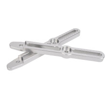 Aluminum Windscreen Adjuster Bracket Kit for Suzuki V-Strom 800DE 2022-2024 Silver