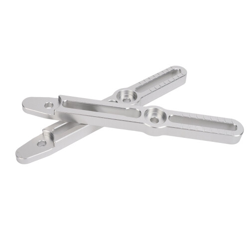 Aluminum Windshield Adjuster Bracket Kit for V-Strom 800DE 2022-2024 Silver