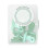 8pcs Metal Hinge Clips, Mint Green, 25x22mm 1