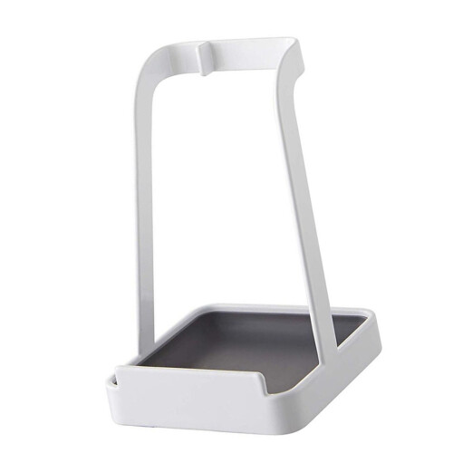 Tilted Kitchen Lid Rack with Drip Tray
