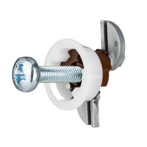 Gripit 20mm Plasterboard Fixing - 8 Pack (Brown) Stud Wall Anchor Max Load 93kg Support Heavy Loads 1