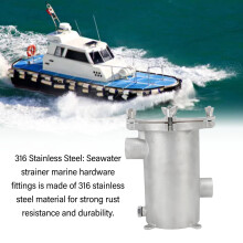 Marine Seewasserfilter Edelstahl 6446g Boot