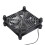 140mm 12V Schwarzer Leiser Einstellbarer PC-Lüfter – 0,45A 9
