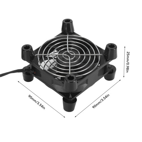 90mm 5V USB Case Fan Low Noise 2800RPM Adjustable for Computer & Console Use 1