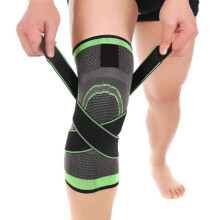 Knee Compression Sleeve for Knee Pain Relief, Adjustable NonSlip Support for Sports and Workouts