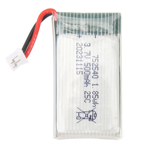 3.7V 500mAh LiPo 25C PH2.0 Plug for X5C Quadcopter 1