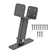 Durable Pergola Roof Riser Bracket Stainless Steel Construction With Wide Applicability Adjustable Angle Design Black Finish Powder Coated Surface