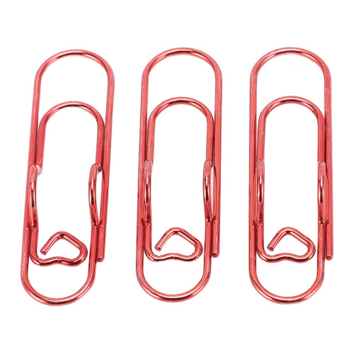 Multi-function Paper Clips Vinyl Coated Sturdy Prevent Scratching Secure Grip Rust Proof Corrosion Resistance Decorative Office Accessories 2