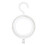 4pcs Foldable ABS Hanging Wig Stand, Round White Storage Holder 9