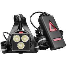 Luces LED Delanteras de Pecho para Ciclismo Nocturno, Advertencia Roja, Recargables por USB, para Acampar, Hacer Senderismo, Correr y Trotar.