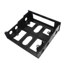 Convertisseur de Support de Montage de Baie de Lecteur Optique de 3,5 Pouces à 5,25 Pouces pour le BoîTier de Disque Dur de Disquette de Hub USB de