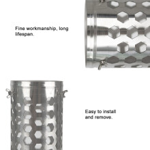AntiScalding Chimney Tube Silver 90x320mm 400g