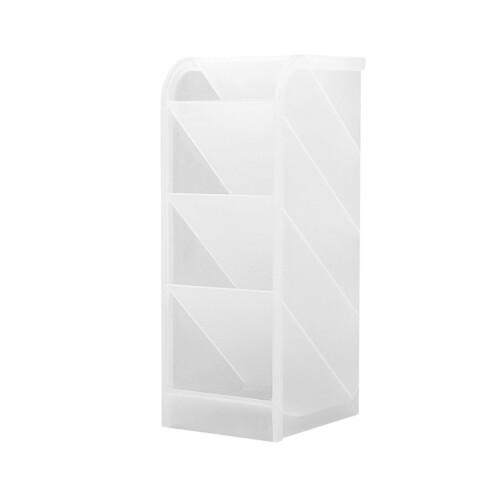 Desktop Pencil Holder 4-Tier Frosted 7.6x9x20cm 2