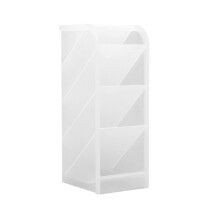 Desktop Pencil Holder 4-Tier Frosted 7.6x9x20cm