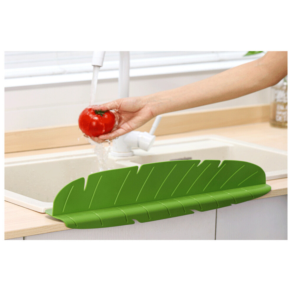 Strong Suction Sink Backsplash Guard Green 7444352874873