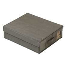(Gray) Caixa Dobrável para Roupa de Cama e Roupas