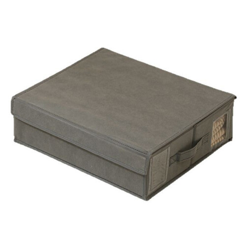 (Gray) Caixa Dobrável para Roupa de Cama e Roupas