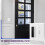 Combination Toggle Light /Decorator  Wall Plate, Size 2-Gang 4.50x4.57Inch, American Standard Socket Panel 2