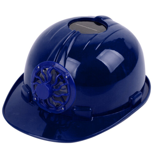 (Blue) Solar Cooling Hard Hat for Workers - 50 chars