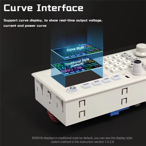 RIDEN RD6018 USB WiFi Digital Control Power Supply  to  Voltage Step Down Module Buck Converter Voltmeter 60V 18A 1