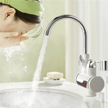 Rubinetto Miscelatore Elettrico Caldo/Freddo da 3000 W, Riscaldamento Istantaneo, Rotazione A 360 Gradi, Riscaldamento Rapido, Digitale, Cucina,