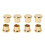 24Pcs Gold Plated RCA Protection Cap Short Circuit Socket Phono Connector RCA Shielding Socket Protect Cover,Gold 4