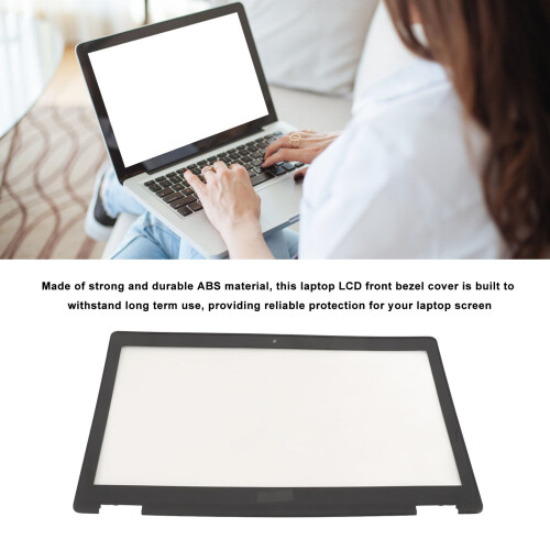 Latitude E5580 LCD Bezel Cover in Black Precise Cutouts Tough ABS Material 2
