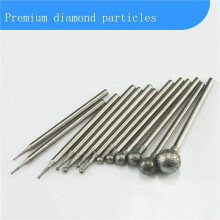 26 Pcs  Shape Diamond Burr Diamond Mounted Grinding Burs Stone Carving Set with 3/32 Inch Mandrel for Rotary Tools