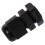 90 Pcs PG7 Waterproof Connector Gland Black for 4-7mm Diameter Cable 6