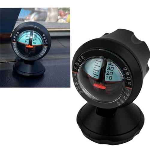 3X Car Inclinometer Level Tilt Gauge Indicator Angle Slope Level Meter Finder Tool Gradient Balancer 1