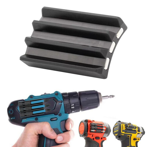2X Magnetic Drill Bit Holder for Impact Drivers and Drills - Hold Fixed Bracket - Drill Accessory 1