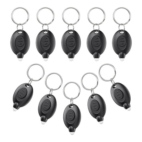 20 Pack LED Keychain Flashlight  LED Keychain Light Portable Key Ring Torch for Outdoor Camping Hiking 2