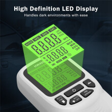 Digitale Autolakdiktemeter HW400S Laagdiktemeter Automotive Coating Meetapparaat Wit