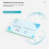 NFC Wireless Data Recorder 180 Days Data Logger LCD Indicator 500,000 Groups for Chemical NFC Temp Humidity Logger 4