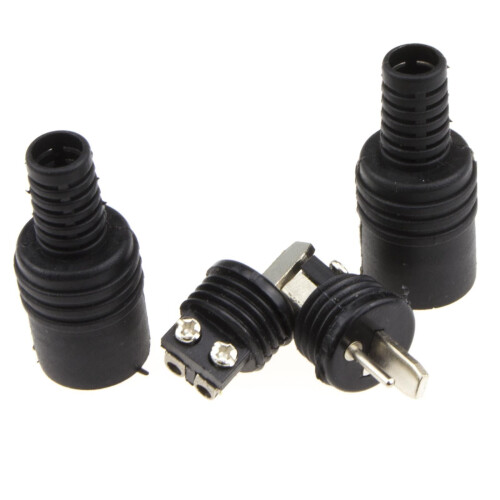 kenable 2 pin DIN Plug Speaker and HiFi Connector Screw Terminals Strain Ends [2 Pack] 1