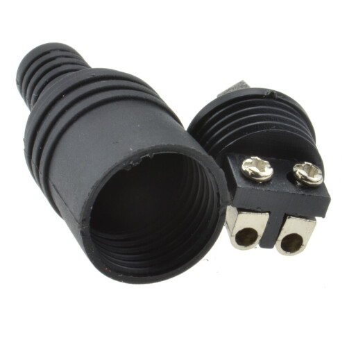 kenable 2 pin DIN Plug Speaker and HiFi Connector Screw Terminals Strain Ends [2 Pack] 2
