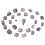 25Pcs Rune Stones Amethyst Crystal Pendulum Bag 14