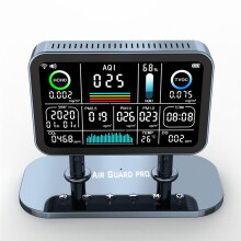 Tuya Wifi 13 in 1 Luftqualitätsmessgerät TVOC HCHO PM2.5 PM1.0 PM10 Temperatur- und Feuchtigkeits-Kohlendioxid-Detektor