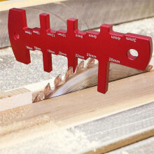 Table Saw Height Gauge Aluminum Router Depth Gauge for Router Table Measuring Tool Setup Cutting Blade From 3 to 26mm