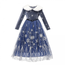 (120 (5T), Elsa 18) Disney Frozen Children Elsa Anna Costume For Kids Girls 4 8 10 Y Cosplay Snow Queen Clothes Fancy Party Birthday Princess Dress