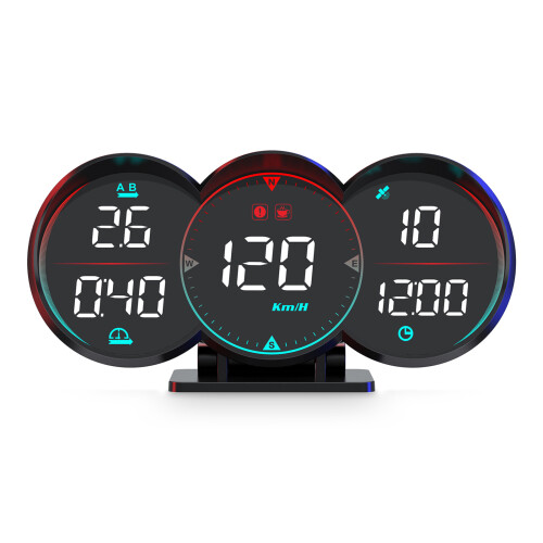 GPS Head Up Display 5inch Black ABS Universal 2