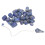 25Pcs Lazurite Rune Stones with Pendulum 14