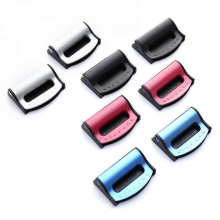 (Blue) 2PCS Car Safety Seat Belt Buckle Clip Seatbelt Stopper Adjuster Clip Seat MUV