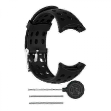 (Black) Cinturino di ricambio per orologi fitness in silicone Suunto M1 - M5