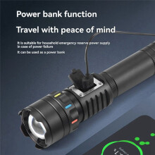 COB Flashlight USB Rechargeable Magnetic Waterproof Flashlight Portable Hand Light